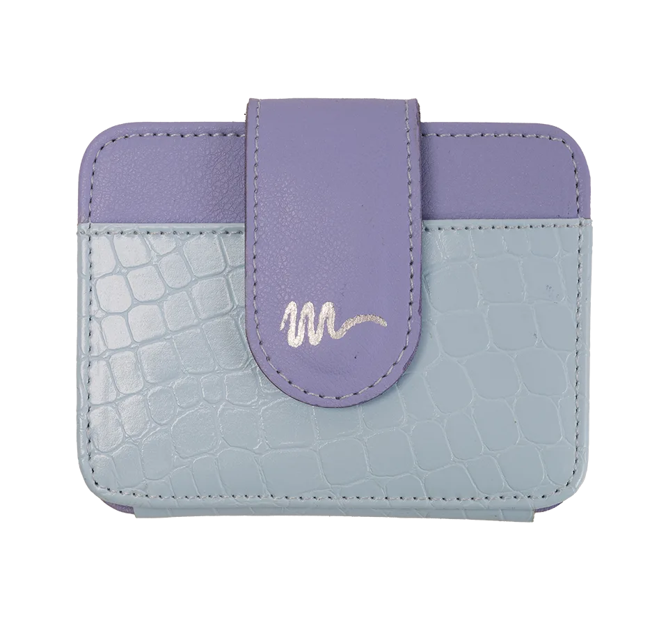 Portatarjetas-iman-lila