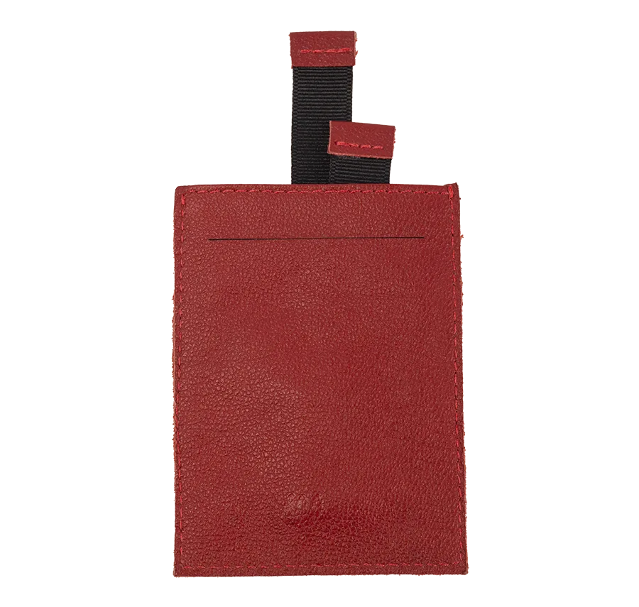 Portatarjetas-plano-rojo-tira-negra