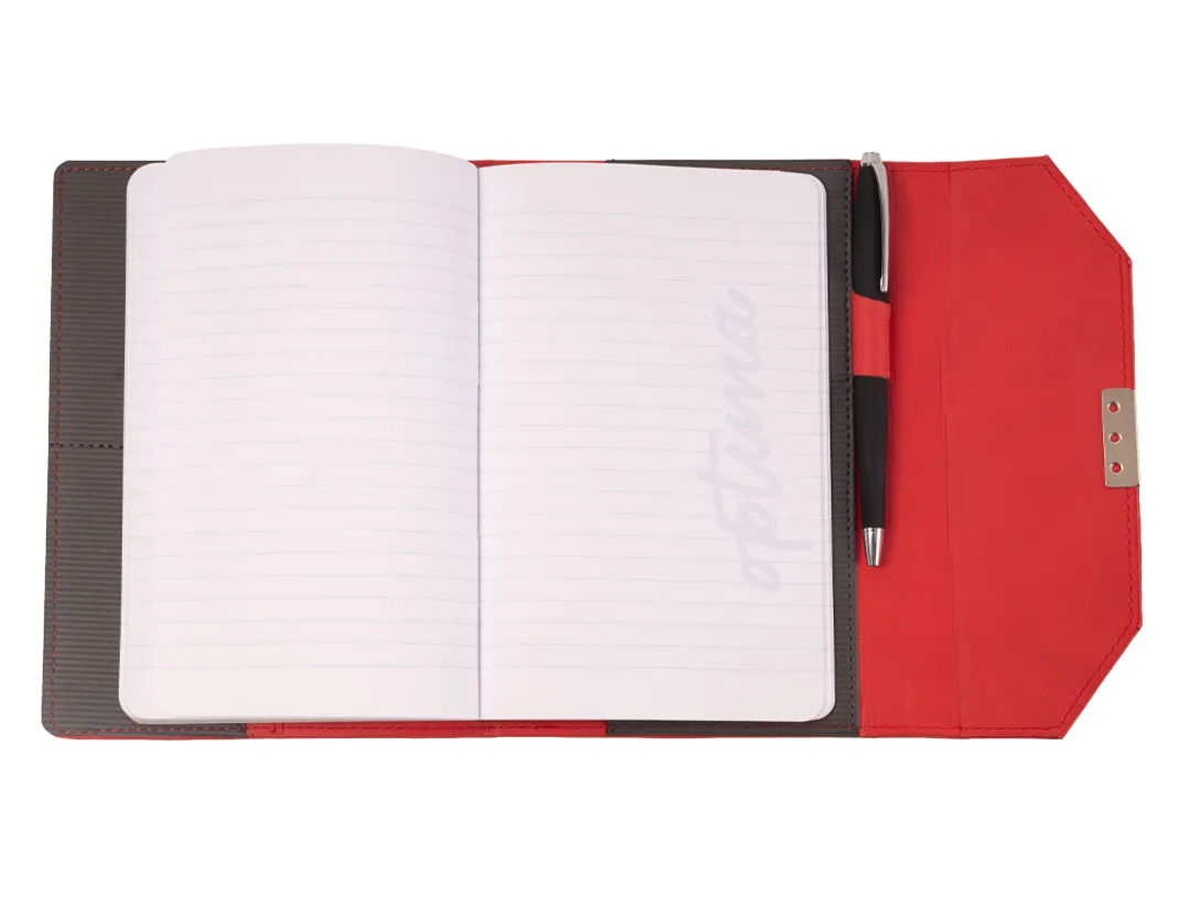 Libreta-cuero-cierre-imantado-rojo-4